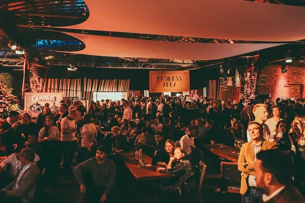 DMEXCO conference stage with speakers and audience